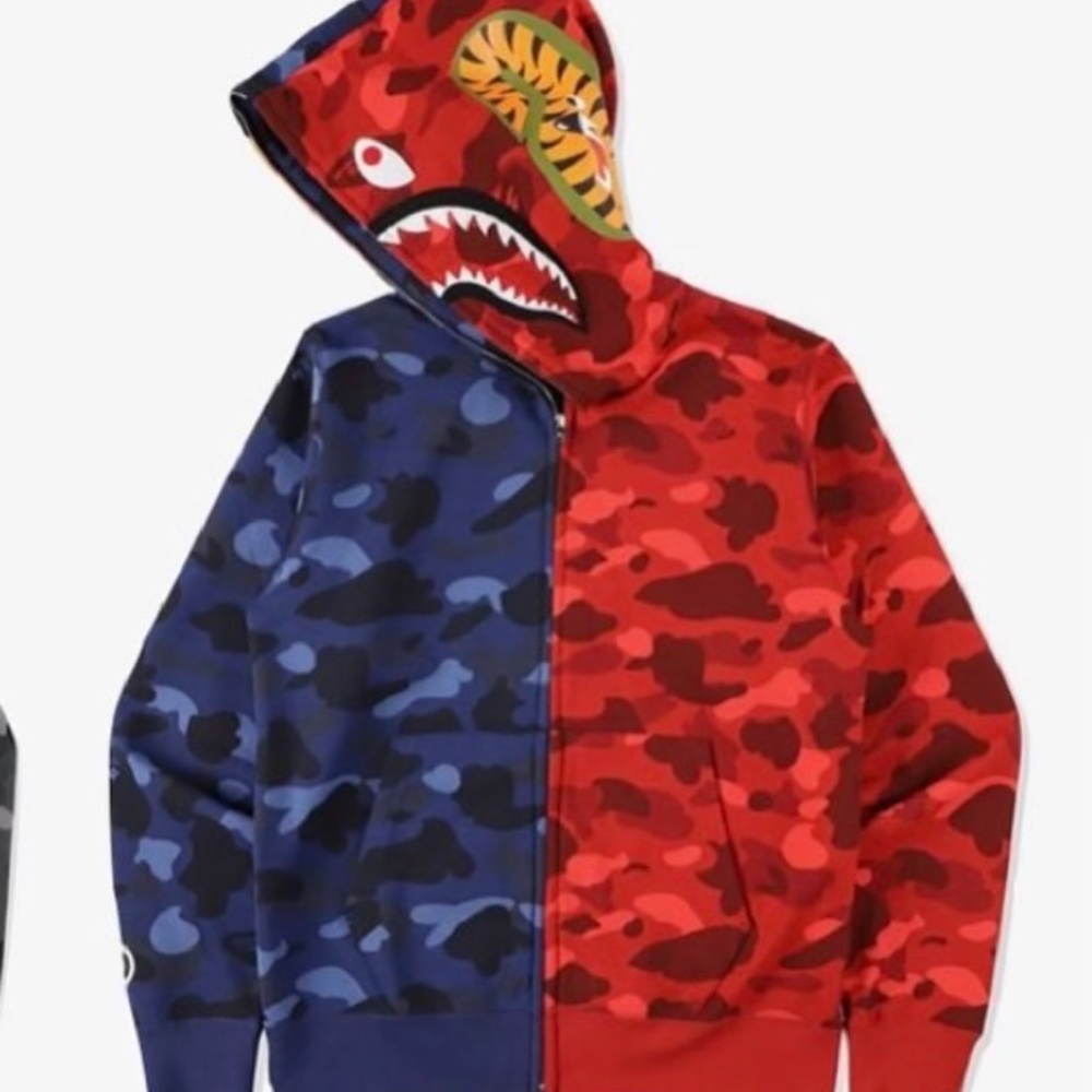 Bape short & hoodie set